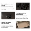 4 Sizes Adjustable Height Stainless Steel Bowl Dog Folding Bowl Cat Bowl Drinking Bowl Dog Bowl Suitable for Small and Medium Pets Black - 3 of 4