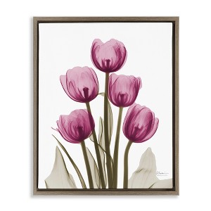Stupell Industries Pink X-Ray Tulips, 17" x 21" - 1 of 4