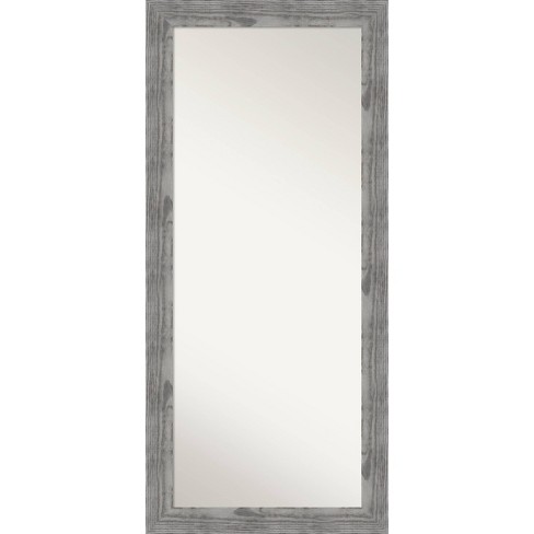 Amanti Art Shipwreck 29 x 65 Framed Full Length Floor/Leaner Mirror in Black