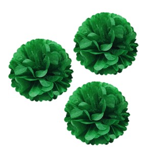 Wrapables 12" Set of 3 Tissue Pom Poms Party Decorations - 1 of 4