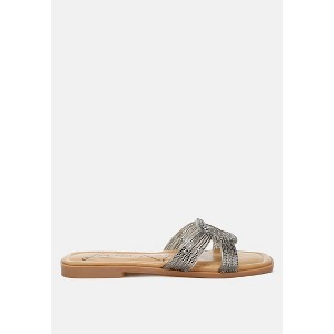 Minople Rhinestones Embellished Flat Women - 1 of 4