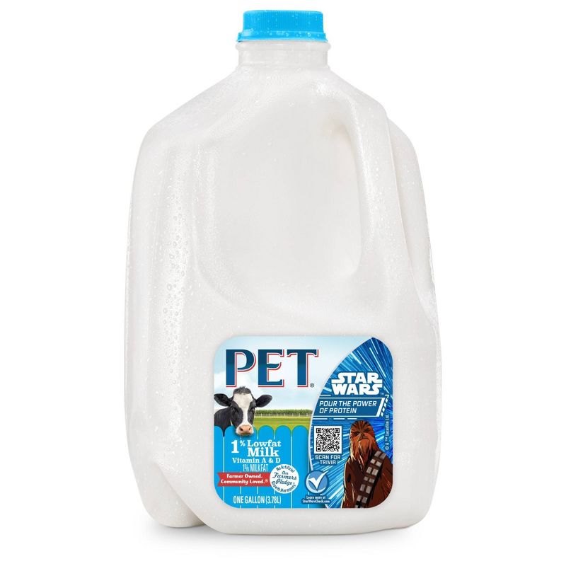 PET Dairy 1% Lowfat Milk - 1gal, 1 of 9