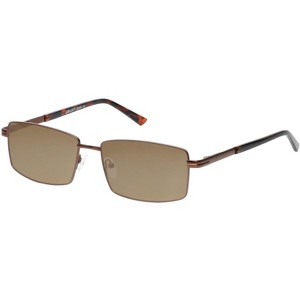 Jubilee Big & Tall J5914 Mens Polarizedize Sunglass Choose Lens Color Matte Brown 60mm Red Mirror Polarized - 1 of 1