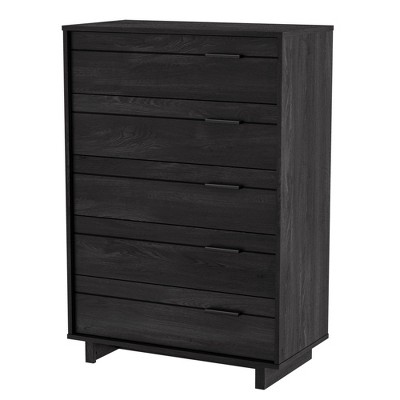 Bilbao 5 Drawer Dresser Gray Oak - South Shore