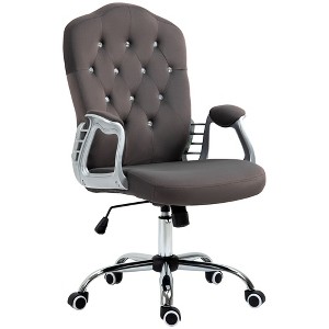 NicBex Adjustable Height Velvet Swivel Home Office Chair with Tilt Function for Work Study Vanity,Bedroom - 1 of 4