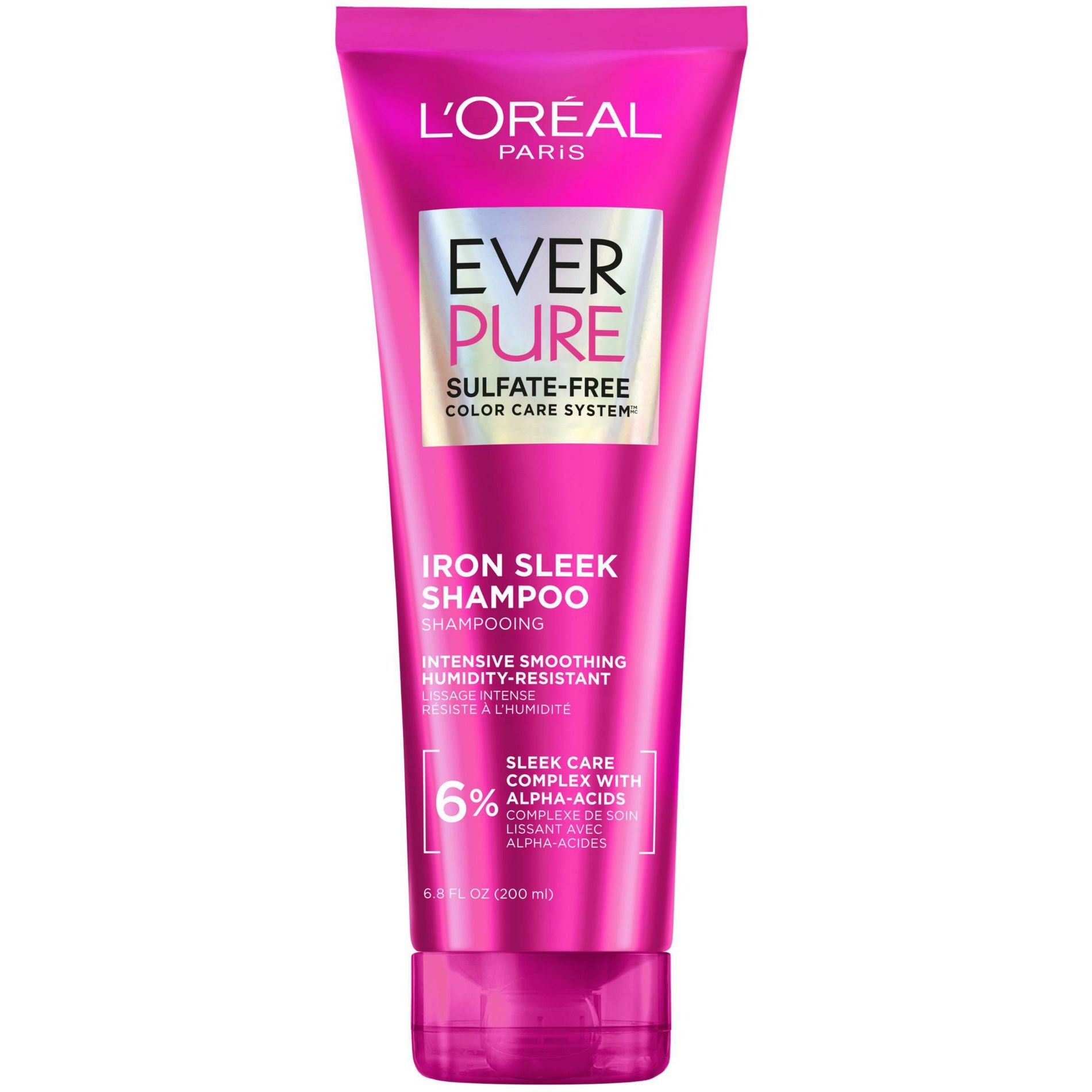 L'Oreal Paris EverPure Sulfate Free Iron Sleek Smoothing Shampoo - 6.8 fl oz