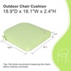 Aoodor Outdoor Dining Chair Cushions Set of 2, Waterproof Patio Furniture Seat Cushions, Outdoor Chair Pads with Ties - 2 of 4