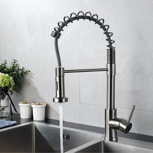 Single Handle Pull Down Sprayer Kitchen Sink Faucet - 1 of 1