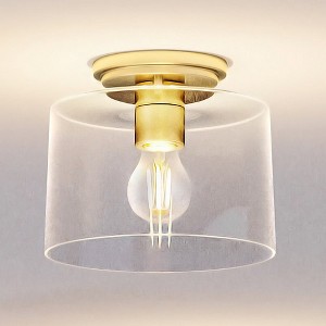 Urban Ambiance Luxury Traditional Ceiling Light 7.375''H x 8.625''W,  Satin Gold Finish,  Esperance Collection, UHP4160 - 1 of 4
