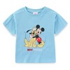 Disney Mickey Mouse Waffle Knit Boys 2 Piece T-Shirt and Shorts for Infant, Toddler, and Big Kids - Size 12M - 2 of 4