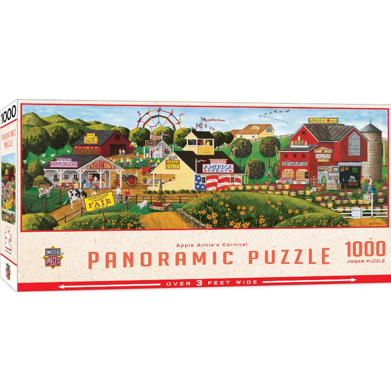 MasterPieces 1000 Piece Jigsaw Puzzle - Apple Annie's Carnival - 13"x39", 2 of 7