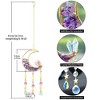 Crystals Suncatcher Moon Sun Catcher Hanging Ornaments Gifts For Christmas Birthday Valentine Mothers Day - 3 of 4