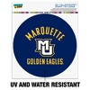 Marquette University Golden Eagles Automotive Car Window Locker Circle Bumper Sticker - 2 of 4