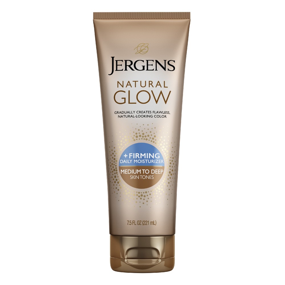Photos - Cream / Lotion Jergens Natural Glow Firming Daily Moisturizer, Self Tanner Lotion, Medium