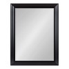Kate and Laurel Dalat Plastic Rectangle Mirror, 22x28, Black - 2 of 4