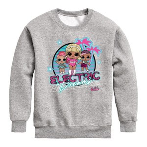 Boys' - LOL Surprise! - Electric Dreams Graphic Long Sleeve Fleece Sweatshirt - 1 of 4