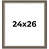 PosterPalooza | Weathered Black Picture Frame - UV Acrylic, Foam Board Backing, Hanging Hardware - 2 of 4