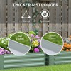 Resenkos 2pc 29" Elevated Herb & Vegetable Planting Box Kit w/ Versatile Uses, Green - 4 of 4