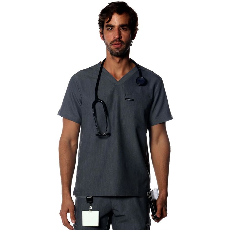Members Only Brighton 3-Pocket Scrub Top for Men, 1 of 6