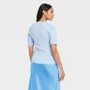 Women's Short Sleeve Polo Collar Pullover Sweater - A New Day™ - 2 of 3