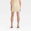 Women's Crochet Mini A-Line Skirt - A New Day™ Tan - 2 of 3