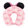 Minnie Blush bows 3D ears abd bow travel pillow - image 3 of 4