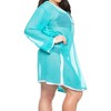 LA LEELA Women's Summer Vacation Beachwear Short Mini Beach Dress Bathing Suits Swimwear Swimsuit Cover Ups - 3 of 4