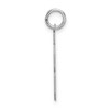 Black Bow Jewelry Sterling Silver, Jersey Collection, Medium Number 88 Pendant - 2 of 4