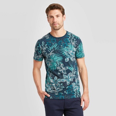 floral print t shirt mens