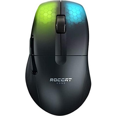 ROCCAT Kone Pro Air Gaming PC Wireless Mouse, Bluetooth Ergonomic Performance Computer Mouse 100+ Hour Battery Life, Black