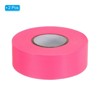 Unique Bargains PVC Non-Adhesive Flagging Tapes for Trail Outdoor 2 Pcs Pink 1-1/5" x 147 ft - 3 of 4