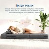 COZONY 4-in-1 Folding Sofa Bed & Sleeper Chair, 80" Convertible Loveseat, Tufted Floor Lounger - 3 of 4