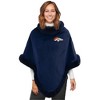 NFL Denver Broncos Fur Trim Poncho - 2 of 4