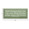 Slickblue Grinch Christmas Quote Wood Sign – Maybe Christmas Means More – Rustic Holiday Wall Decor 7x18, Color Options - 3 of 3