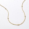 Ross-Simons 0.33 ct. t.w. Lab-Grown Diamond Station Necklace in 18kt Gold Over Sterling - 3 of 4