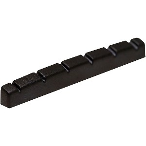 Graph Tech PT-5042-00 Black TUSQ XL Flat Bottom 12" Radius Nut Black - 1 of 2