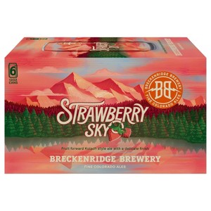 Breckenridge Strawberry Sky Kolsch Beer - 6pk/12 fl oz Cans - 1 of 4