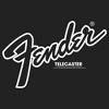 Juniors Womens Fender Telecaster Logo Festival Muscle Tee - 2 of 4