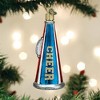 Old World Christmas Glass Blown Ornament for Christmas Tree, Cheer Megaphone - 2 of 3
