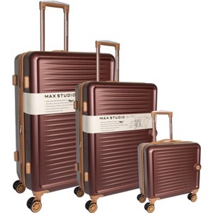 Max Studio The Lisbon ABS 3-Piece Luggage Set - 1 of 4