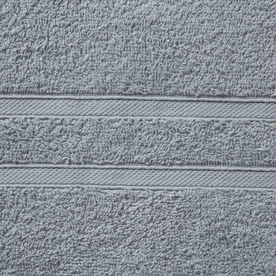 Light Gray 100% Cotton Quick Dry Bath Towel Set