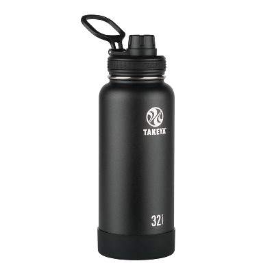 Celebrate It Stainless Steel Water Bottle - Black - 32 oz