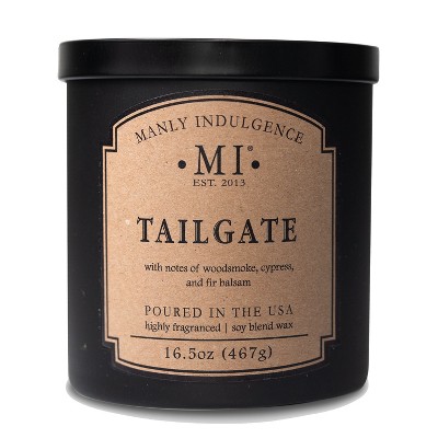 16.5oz Black Soy Scented Jar Candle with Lid