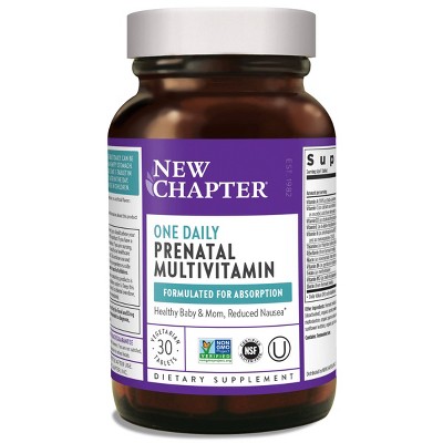 New Chapter Prenatal One Daily Multivitamin Tablets - 30ct