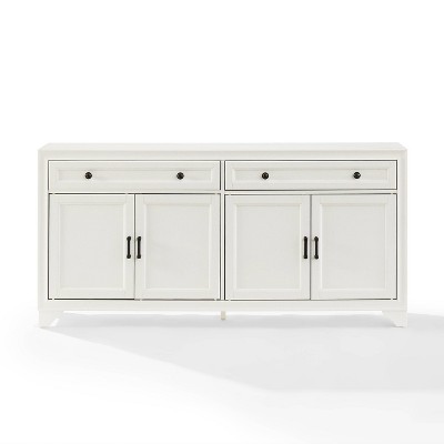 Tara Distressed White Modern Farmhouse Sideboard