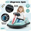 Infans 6V Electric kids Ride-on Bumper Car w/ 360° Spinning Dual Motors 2 Speeds Green - 3 of 4