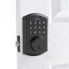 Honeywell Digital Deadbolt Door Lock with Electronic Keypad Matte Black: Keyed Entry, Metal, Battery-Powered, 2 Keys Included - image 3 of 3