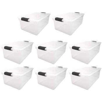 Homz 60Qt Underbed Storage Tote, Clear, 2-Pack, Wheels, Snap-On Lid -  Amazing Bargains USA - Buffalo, NY
