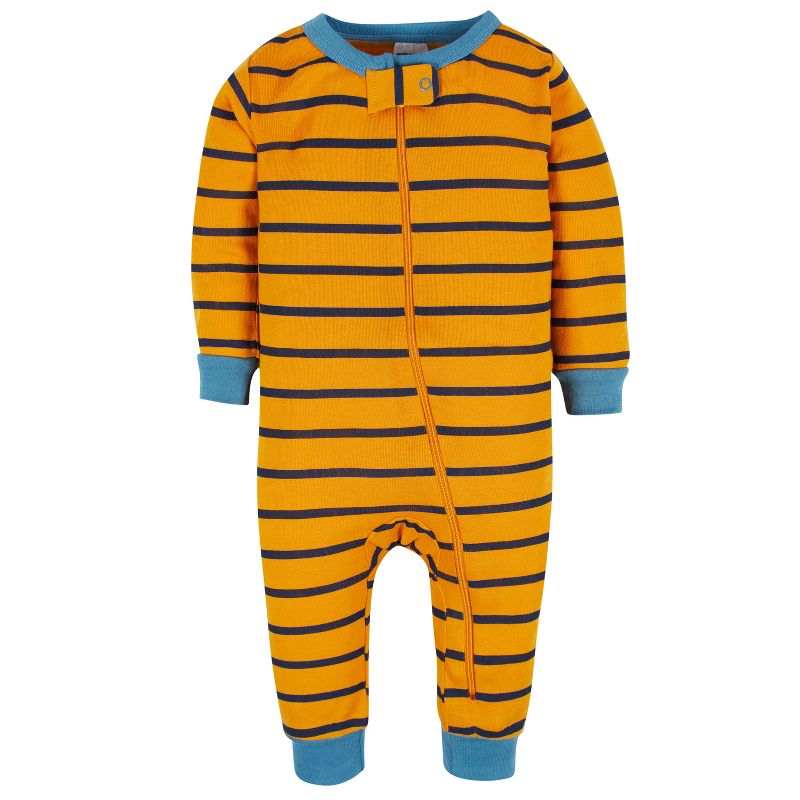 Gerber Baby & Toddler Boys' Snug Fit Footless Pajamas - 3-Pack, 3 of 10