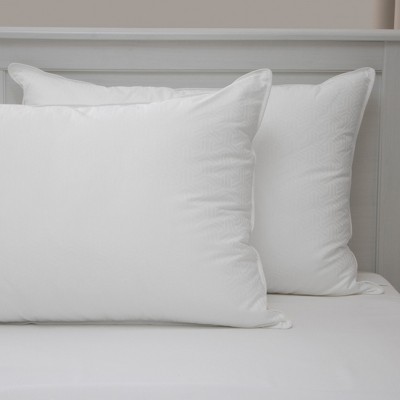 BioPEDIC Luxury Hotel Quality Gel Fiber Down Alternative Jumbo Bed Pillow - 2 Pack